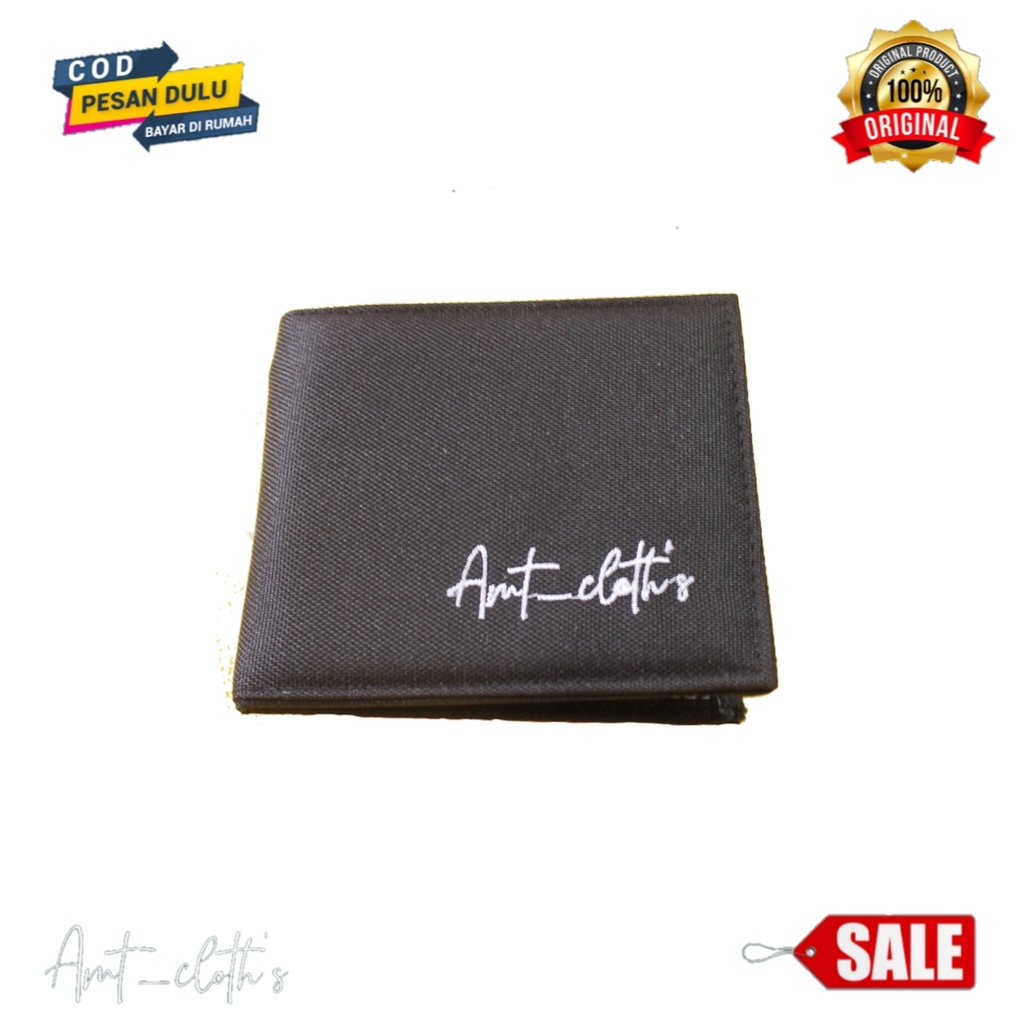 AMT_CLOT'S Fashion Dompet Pria Bahan Kulit Canvas