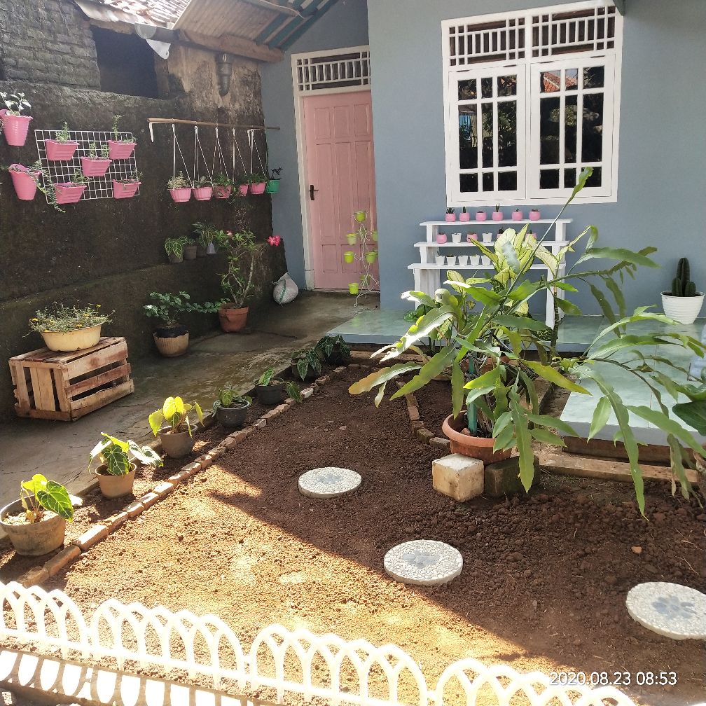 Pagar Plastik Shabby Mini Oval Isi 5