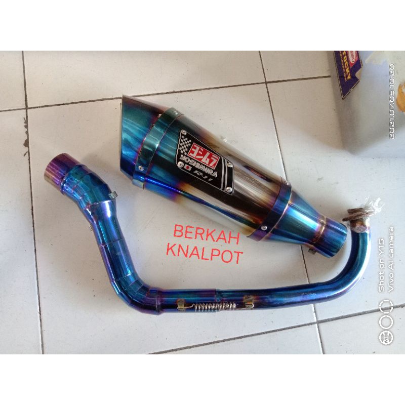 knalpot racing Nmax Aerox 155 PCX Adv 150 Vario Beat Lexi Scoopy genio knalpot Yoshimura R11 bluemon