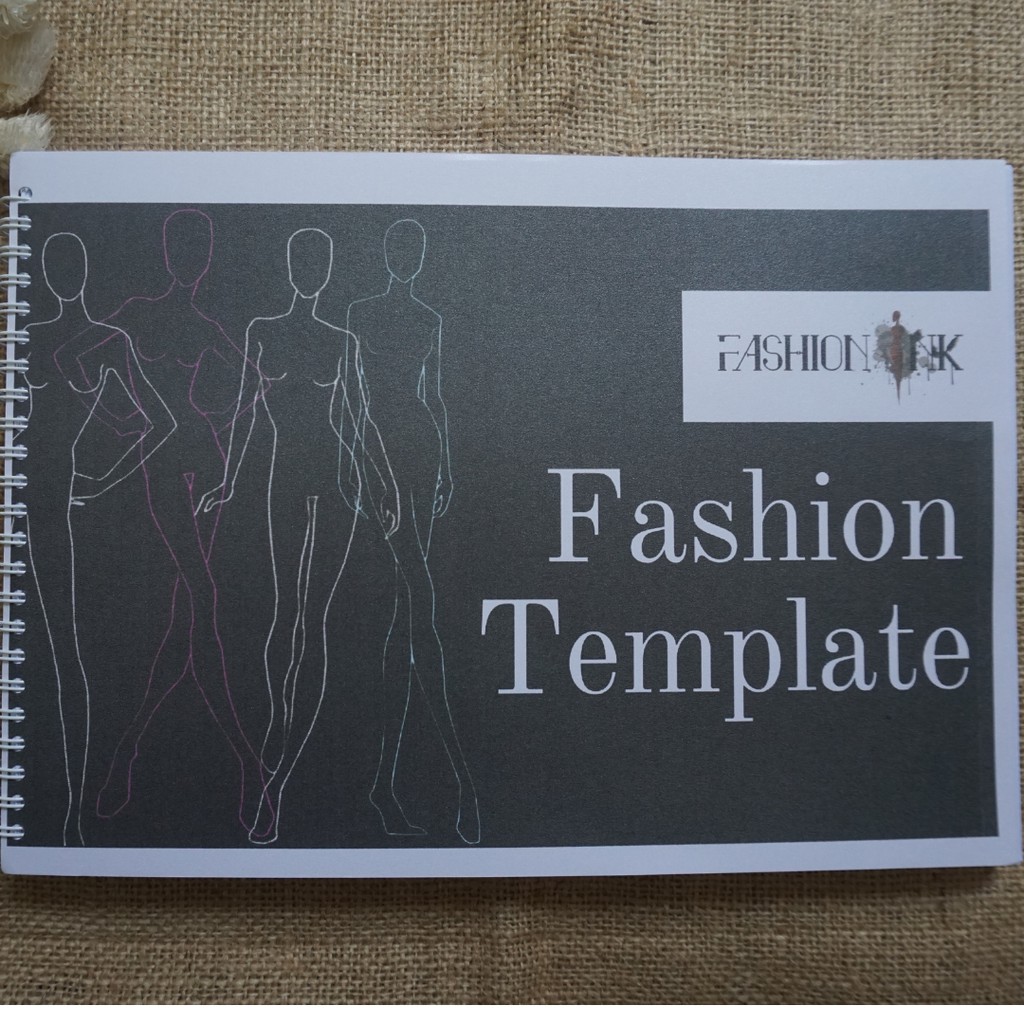 

Template buku fashion figur wanita 100 Lembar harga promo