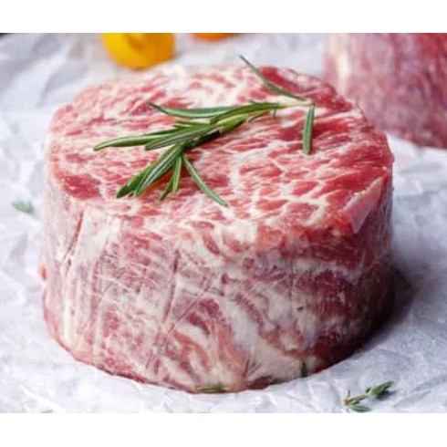 

AUS Tenderloin beef Meltique 200gr Steak Daging Panggang