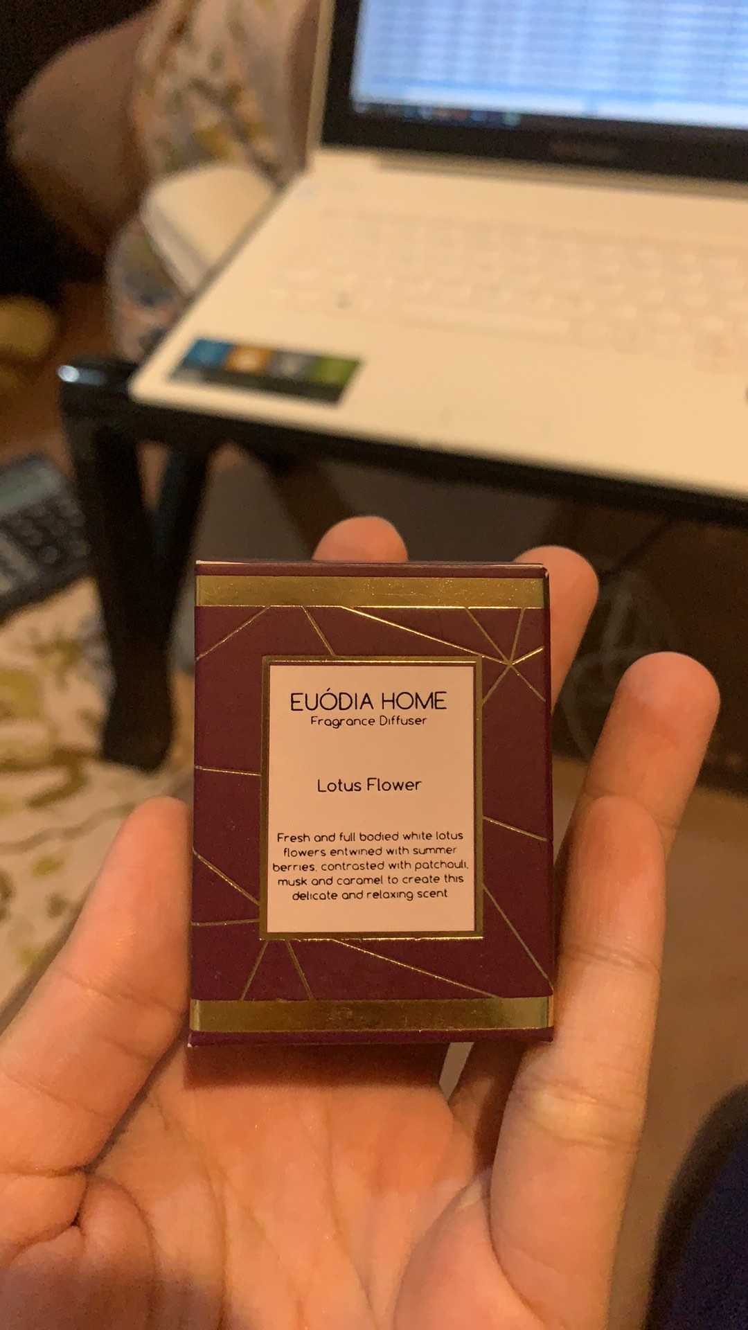 Euodia Home Lotus Flower Travel Diffuser 5 Ml