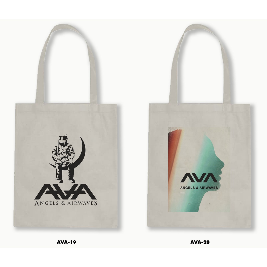 TOTE BAG BLACU - ANGELS AND AIRWAVES 01