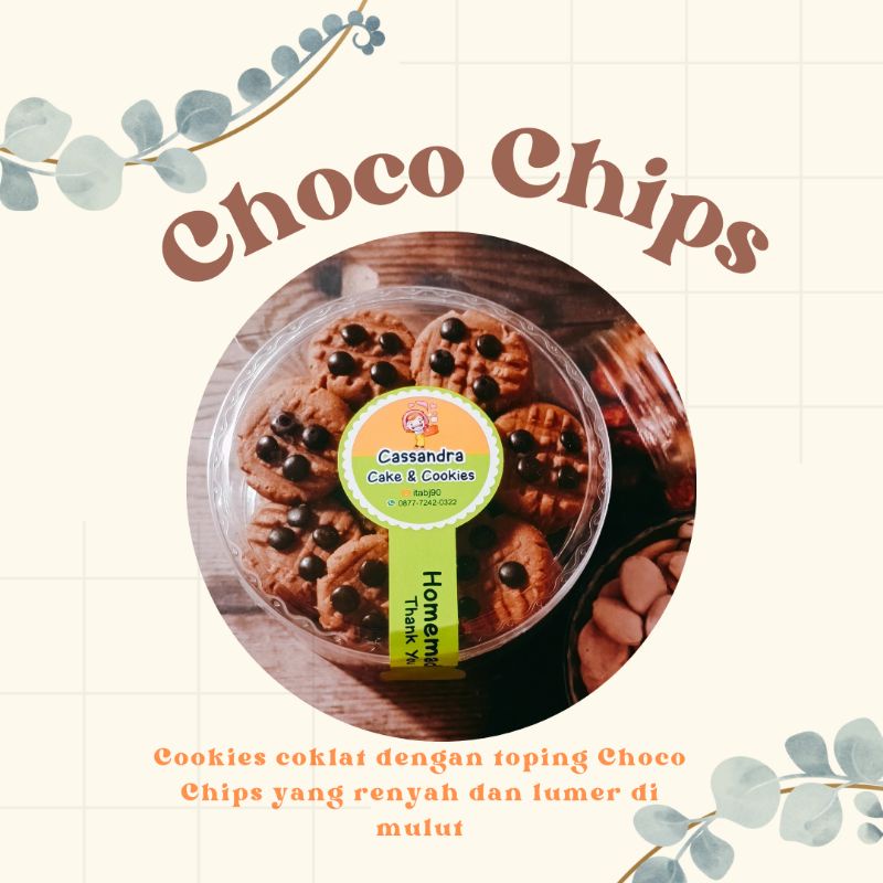 

Choco Chips Cookies 250gr