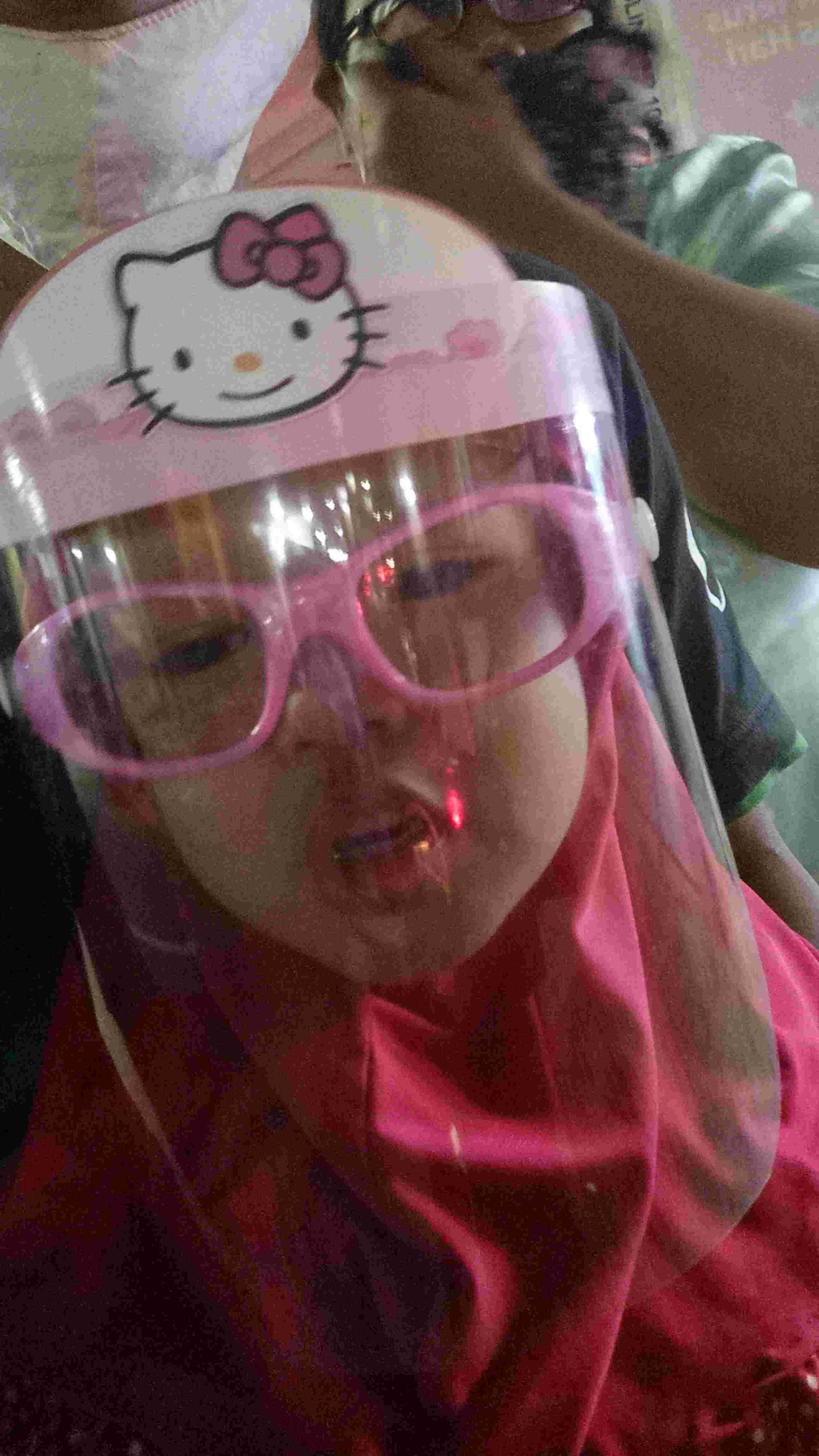 Kacamata Anak Face Shield Karakter Anti Virus