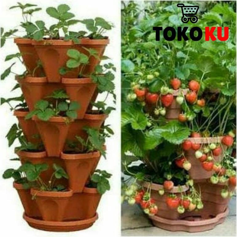 Pot Bunga Gantung Susun 5/Pot Tanaman Unik/Pot Gantung Murah/Pot Unik