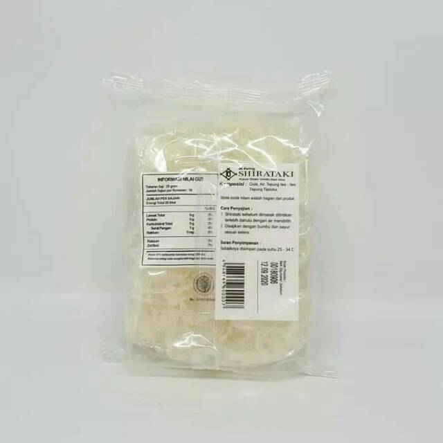 

Dry Shirataki 250gr Keto