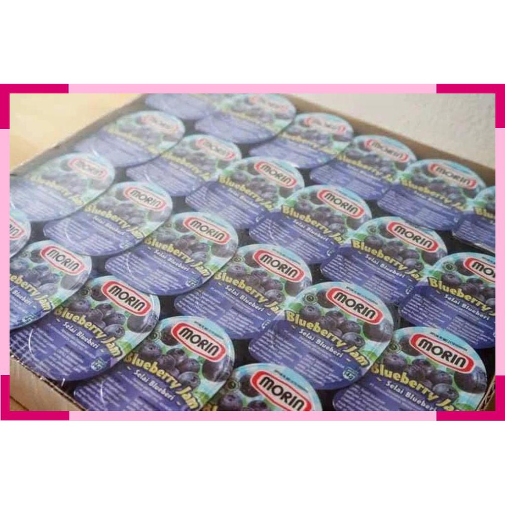 

Morin Blueberry Jam Sac 14g Selai Saset Bluberi Burberi Morin Ecer