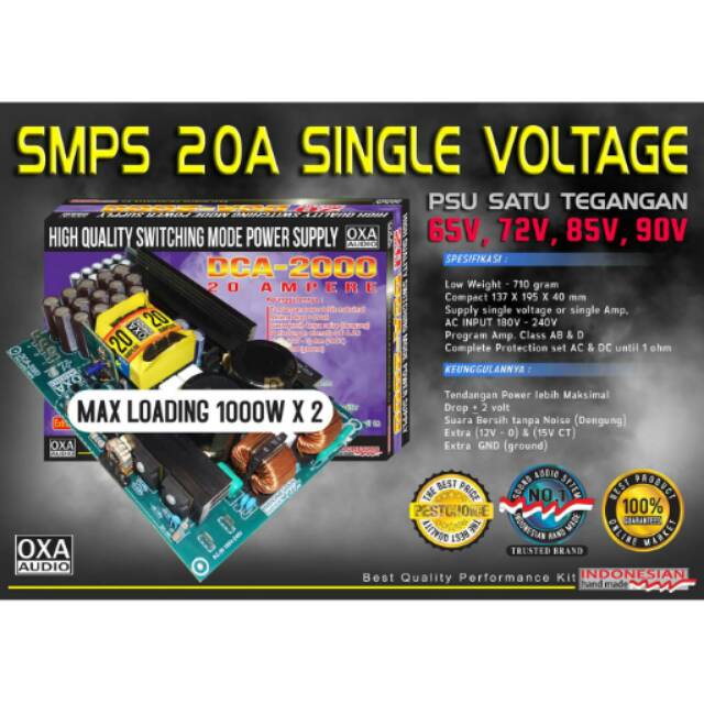 SMPS 20A SATU VOLTASE