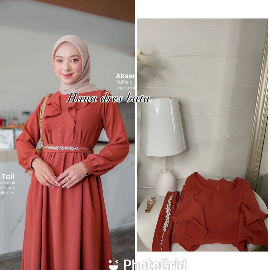 Hanna Dress Terbaru / Gamis Dress Terbaru / DressTerbaru 2022 / Dress Syari Terbaru / Muslim Wanita / Gamis Rayon Premium / Dres Rayon Premium / Gamis Lebaran / Gamis Lebaran 2022 Model Gamis Terbaru