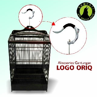  GANTUNGAN  SANGKAR  BURUNG  LOGO ORIQ SILVER ORIQ JAYA 