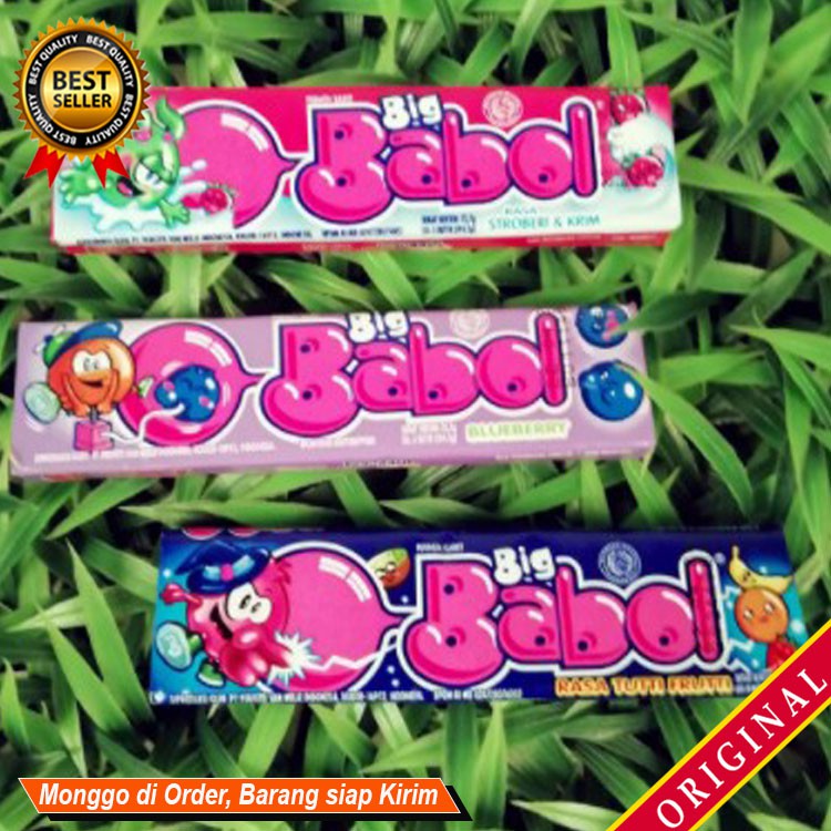 

Permen Karet Gula Asli Asyiknya Gaul Banget ~ Big BABOL 22,5g