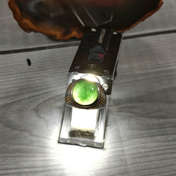 Cincin Batu Akik Natural Giok Burma Jade It Jade Type A Original