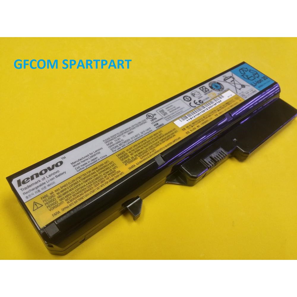 BATRE LAPTOP LENOVO ORIGINAL  Z465, Z560, G460 Series / L08S6Y21, L09C6Y02, L09L6Y02