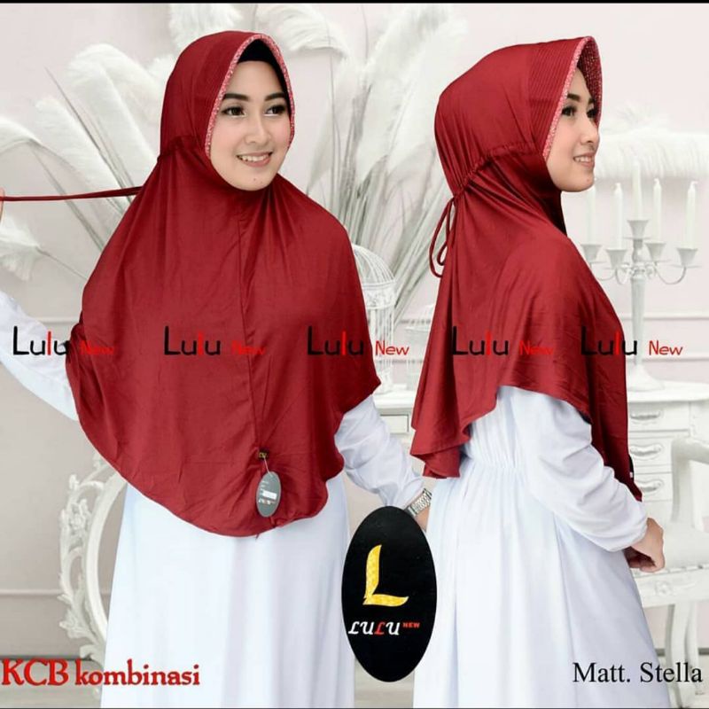 KCB daily Lulu Hijab / bergo serut Lulu