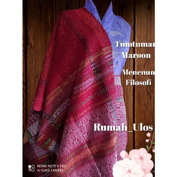 Tumtuman purada Korea merah maroon, Tumtuman pamuli Boru,pangoli anak, Tumtuman pengantin,mandar pen