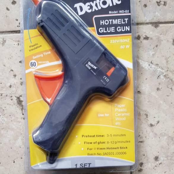

Special Alat Lem Tembak DEXTONE Besar 60 Watt / Glue Gun for Big Glue Stick 60 W Lem Batang Lilin 11mm ✓