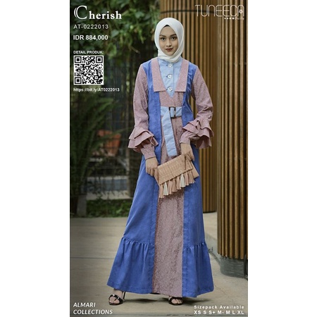 Almari Tuneeca AT-0222013 Arcadia Diskon Sale Promo Gamis Long Dress