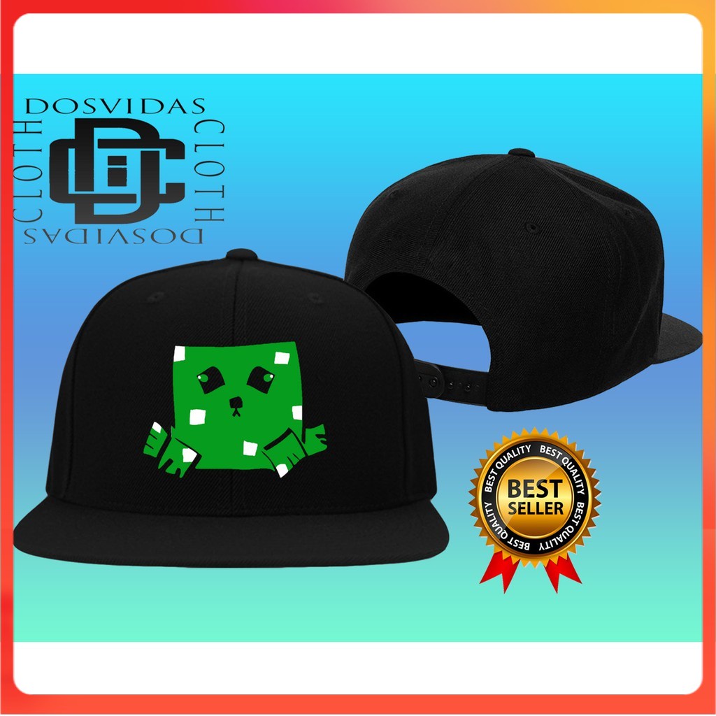 Import Quality Topi Snapback MINECRAFT MINE CRAFT Pria & Wanita CREEPER COD