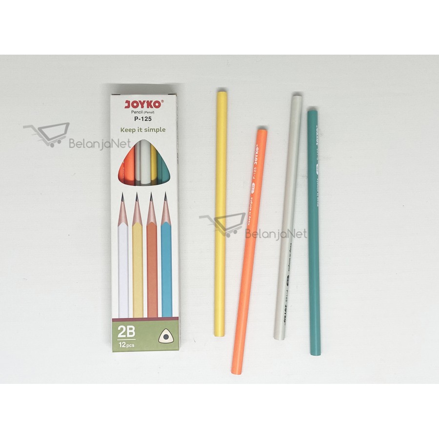 Pensil | Pencil Joyko P-125 2B Triangular | Segitiga [1 LUSIN]