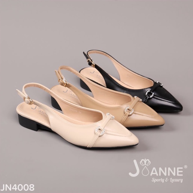 JOANNE Slingback Low Heels Shoes #JN4008 ORIGINAL