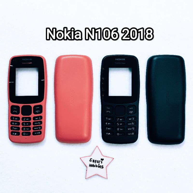 Cassing Nokia 106 2018 Depan Belakang