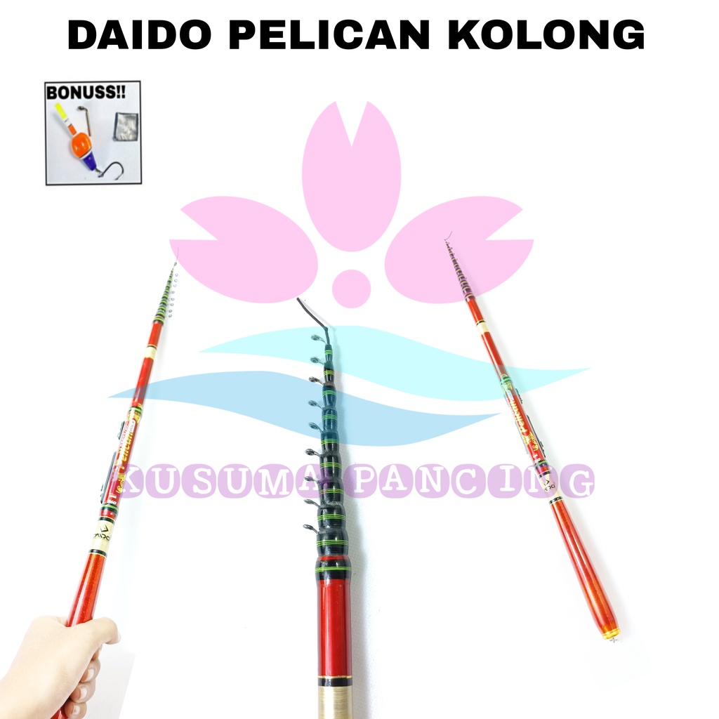 JORAN TEGEK DAIDO PELICAN 360 450 ROS PENDEK CARBON KOLONG