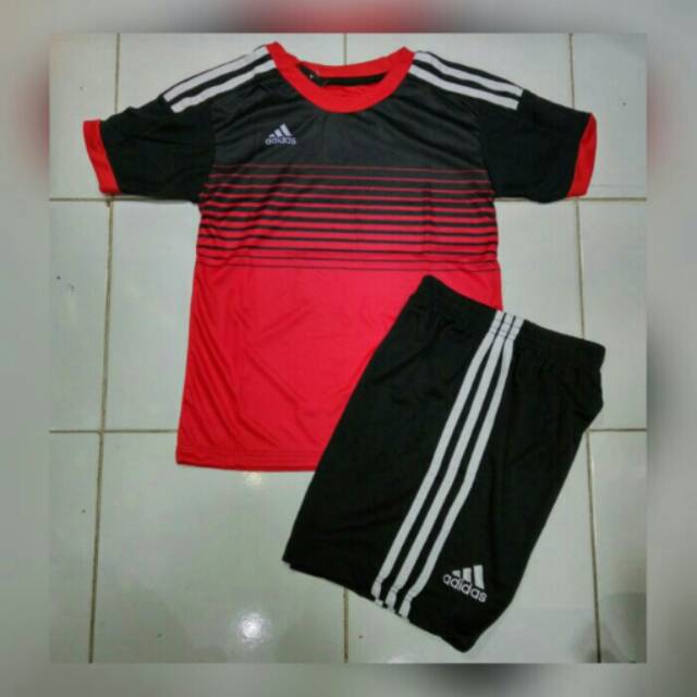 Setelan baju futsal anak adidas