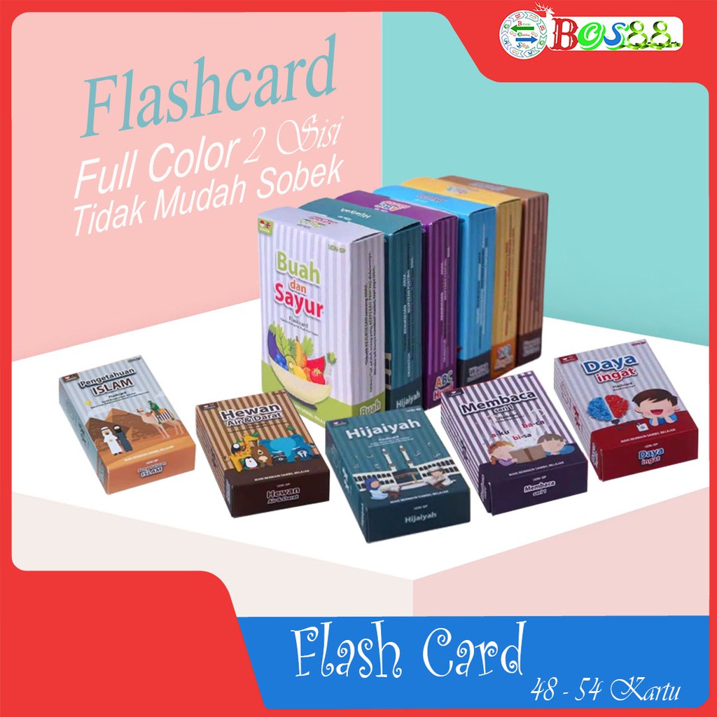 Jual Flash Card Kartu Pintar Belajar Mainan Edukasi Anak / Kartu