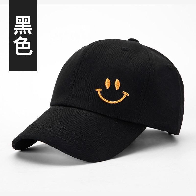 Topi smile mantap/Terbaru Topi Baseball Distro Smile Topi Bordir Samping Hip Hop Korea