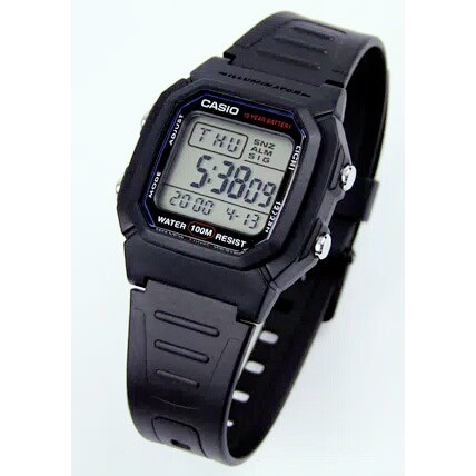 Jam Tangan Casio Digital Original Pria W-800H-1 Jam Pria Casio Digital