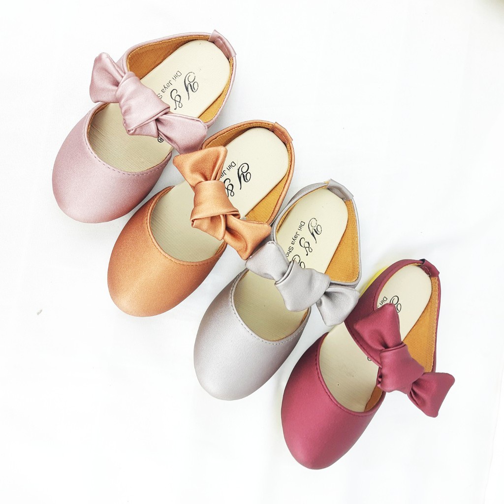 [TAMAN SEPATUKU] SEPATU TRENDY MURAH SANDAL ANAK PEREMPUAN  FLATSHOES BAPAU ANAK 1 2 3 TAHUN HAX11