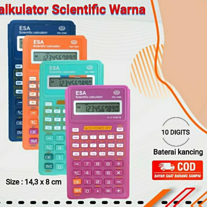 

Siap Kirim.. Kalkulator Scientific Warna Murah Tahan Lama Sin Cos Calculator