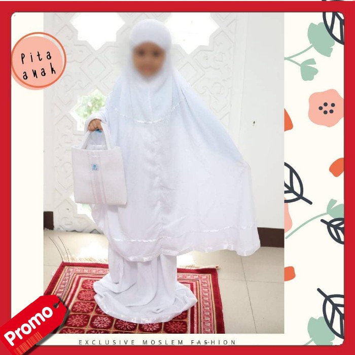 Mukena Anak/Mukena Polos Anak/Mukena Anak-Anak Terbaru/Mukena Anak Cantik