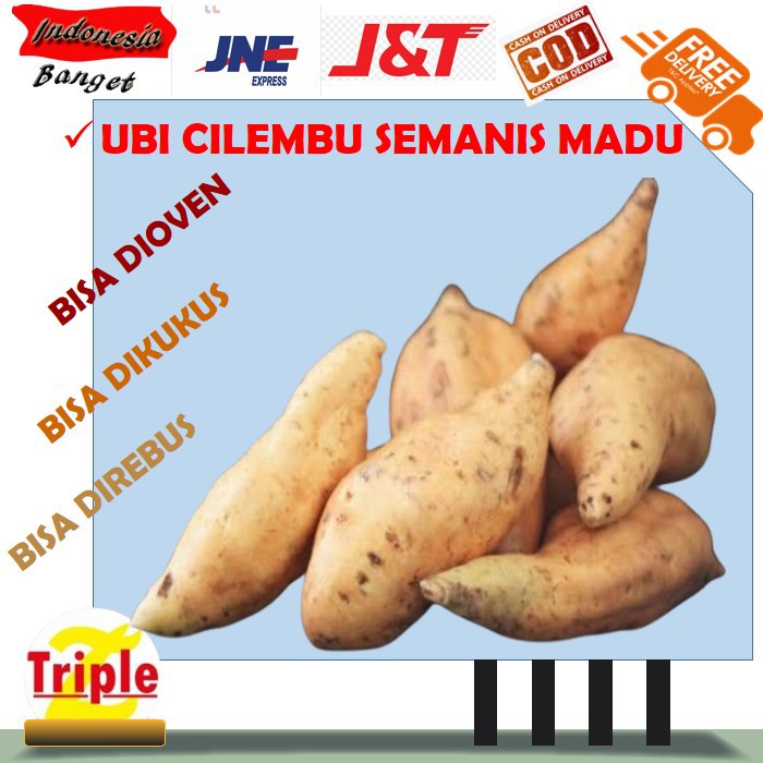 Ubi Madu Cilembu Mentah Fresh 500 gram