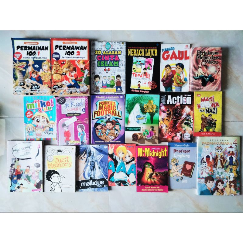 OBRAL BUKU MURAH | NOVEL | HUMOR | KOMIK | BUKU ANAK-ANAK | CUCI GUDANG | ORIGINAL