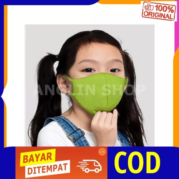 Rider raider Masker mulut kain Anak 2 ply lapis original