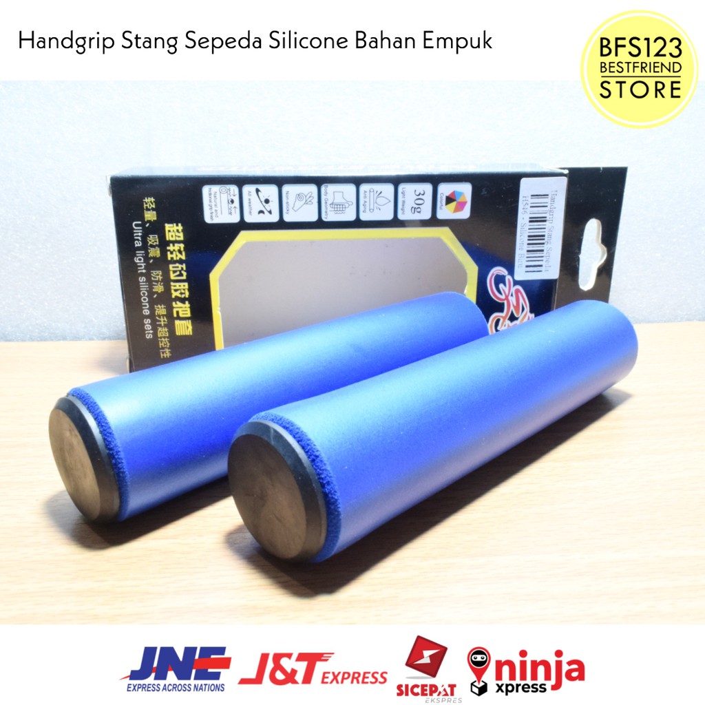 Handgrip Stang Sepeda Silicone Bahan Empuk