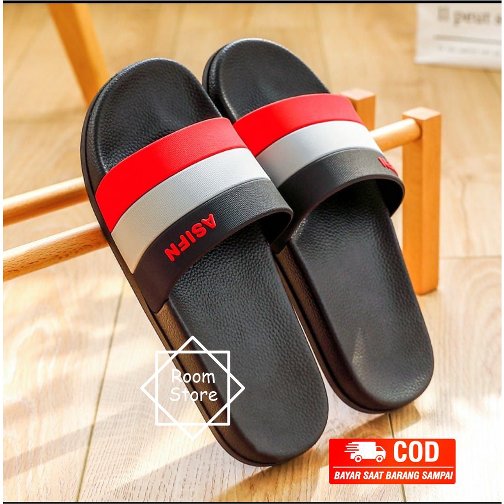Promo 6.6 Sandal Slop ASiFn Unisex / mode simple / bayarditempat-2