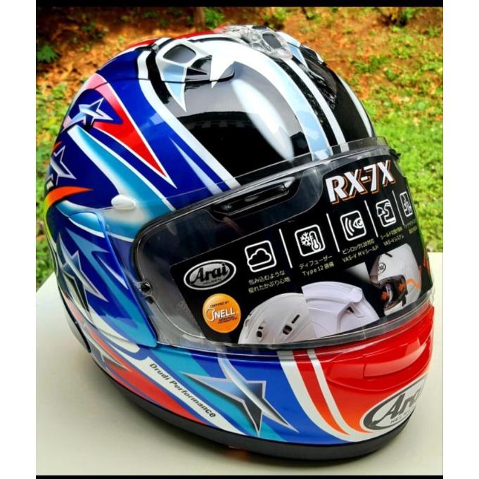 Arai RX7X Nakano Rabbit Red