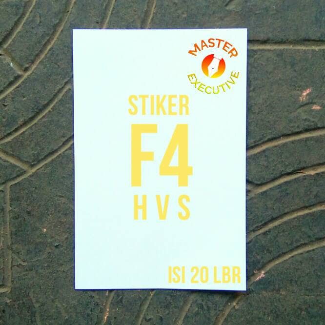 Sticker HVS F4 / Kertas Label Stiker Folio isi 20 Lembar