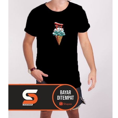 Kaos Pria ICE CREAM ,T-shirt Distro Baju Distro Pria Keren/ Baju Cowok Keren / Kaos Distro / Baju Ka