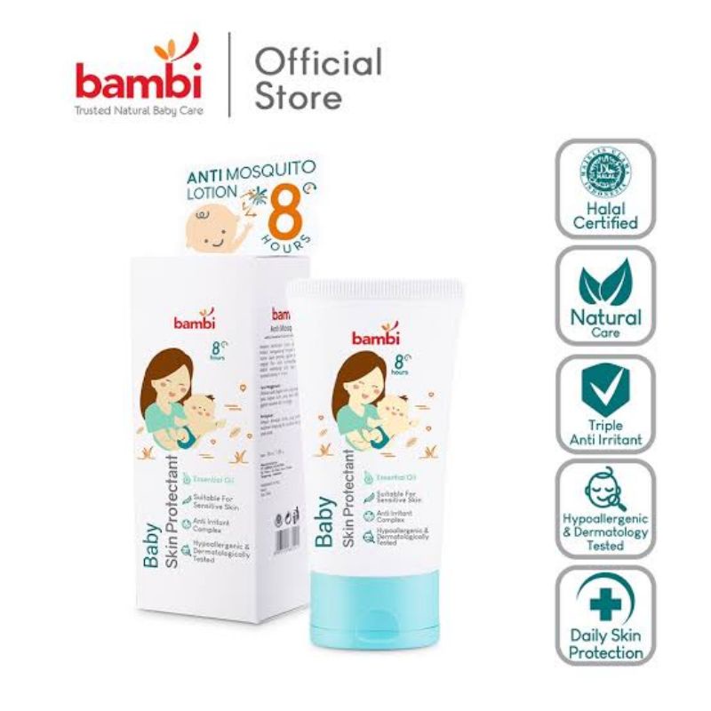 Bambi Baby Skin Protectant 50 ml / Lotion Bayi / Lotion Bambi