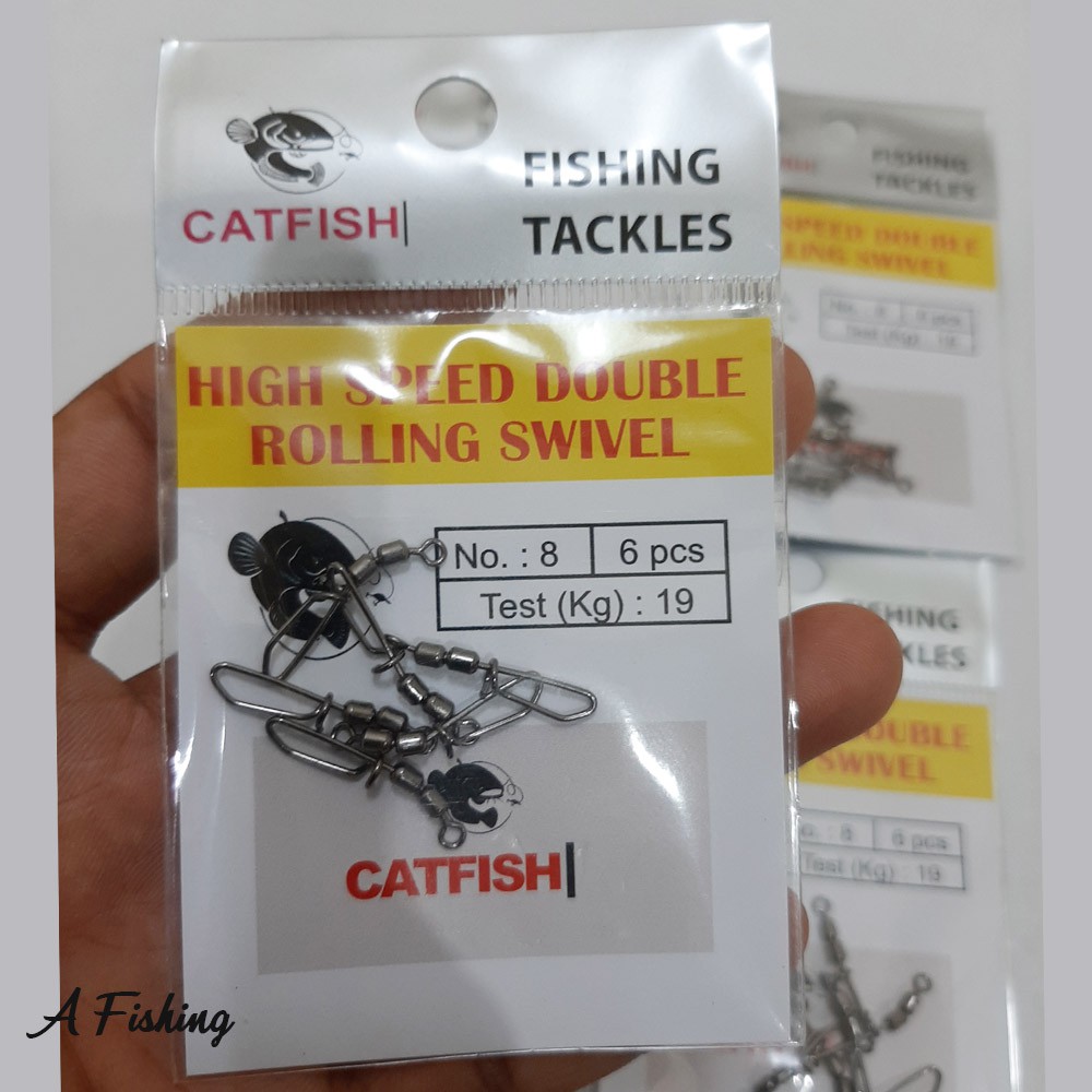 Snap double rolling swivel catfish