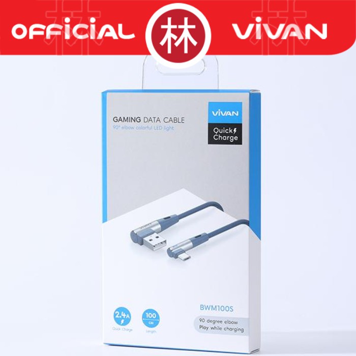 Vivan BWM100S Gaming Data Cable Micro USB 2.4A