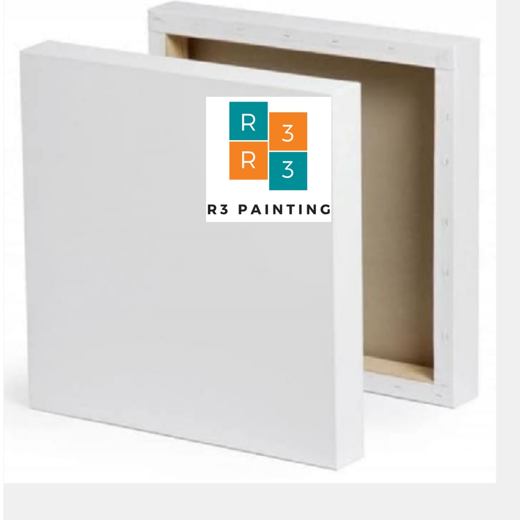 

RK Kanvas 20x20 Canvas lukis Premium 20x20cm isi 12 pics canvas kanfas kanpas ukuran 20x20 cm