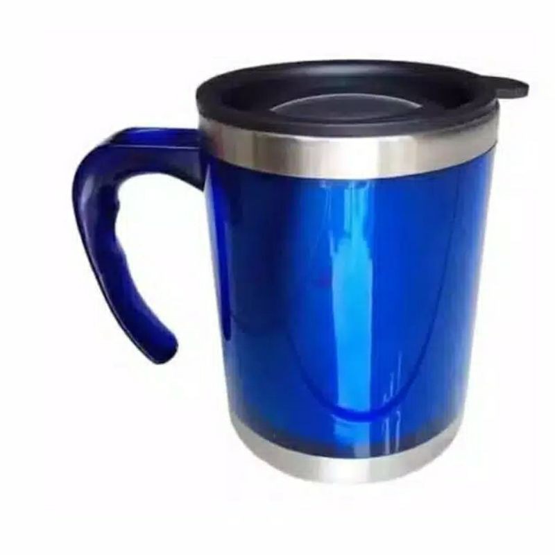 UK.450 ML G - 4254  Mug . Thermos , Vakum , vacuum , stainless ,  Gelas Kopi teh susu Promosi Souvenir Hampers