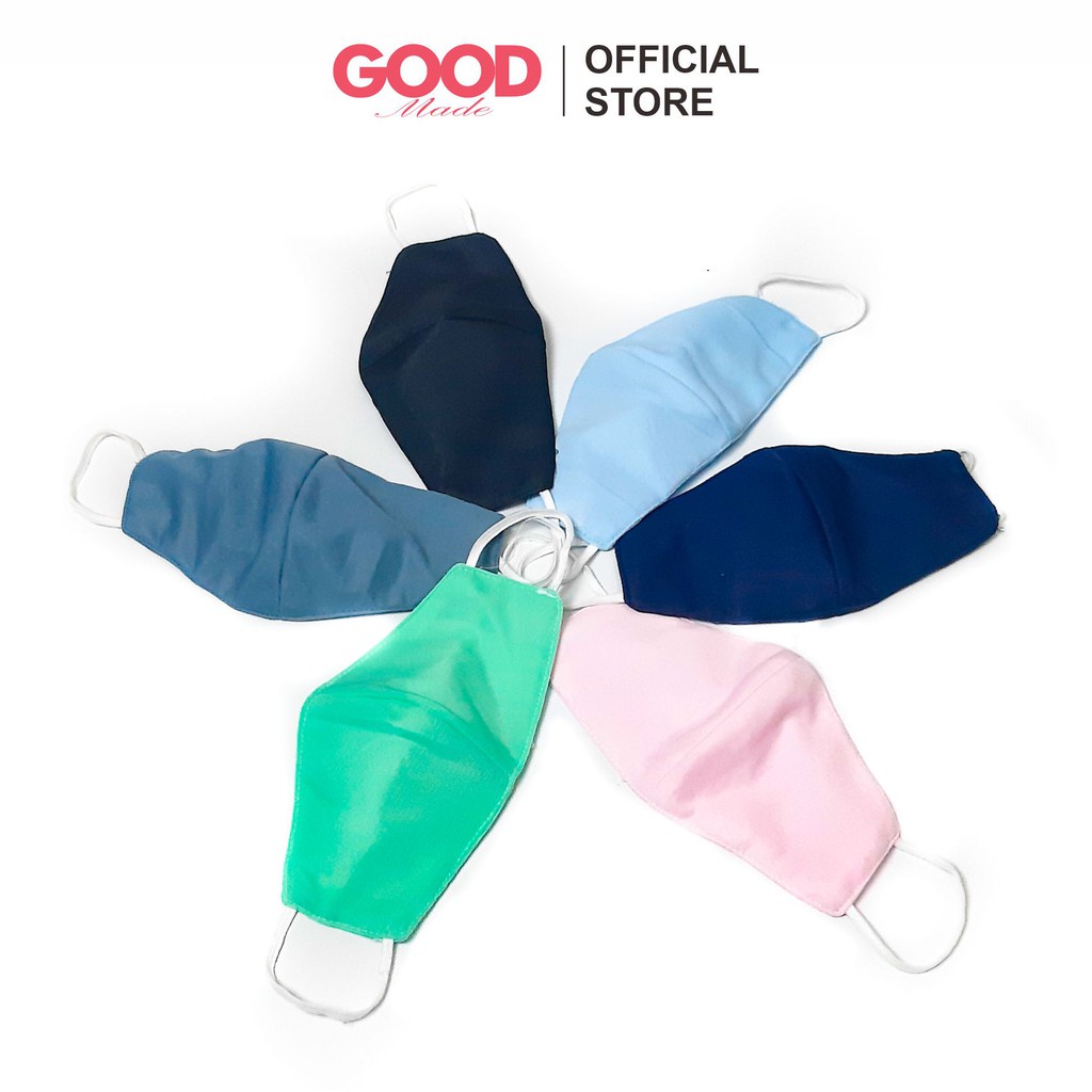 GOOD MADE - Masker Kain Non Medis - Polos - (3 Lapis/PLY - Earloop)