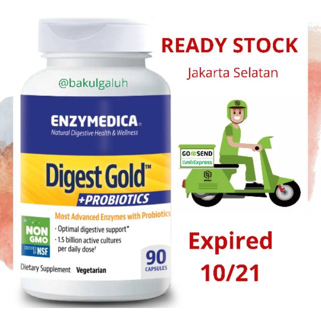 Jual Enzymedica Digest Gold Probiotics Kapsul Suplemen Pencernaan Shopee Indonesia