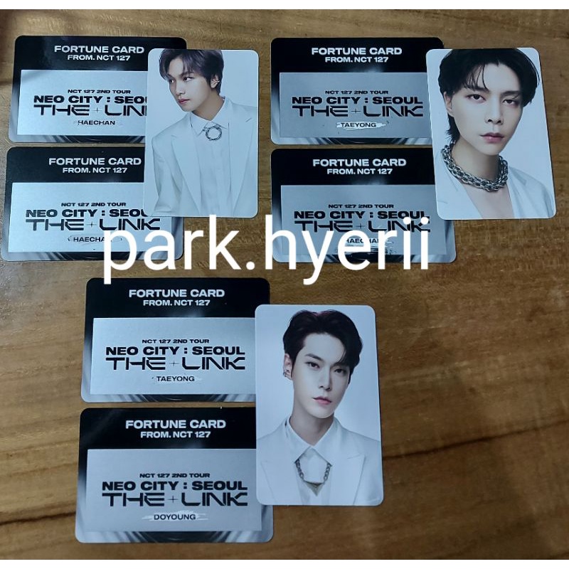 Fortune strach NCT 127 THE LINK HAECHAN JOHNNY DOYOUNG UNSEALED